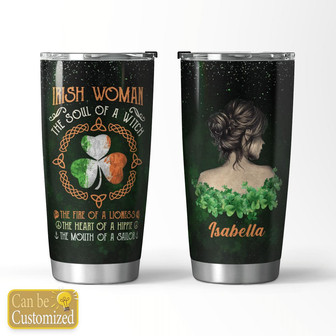 Irish Woman - Customized Tumbler - Thegiftio