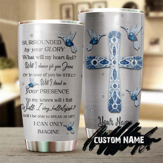 Jewelry Faith Hummingbird Hallelujah Will I Dance For You Jesus Personalized Tumblerbirthday Christmas Gift For Jesus Catholic Christians - Thegiftio UK