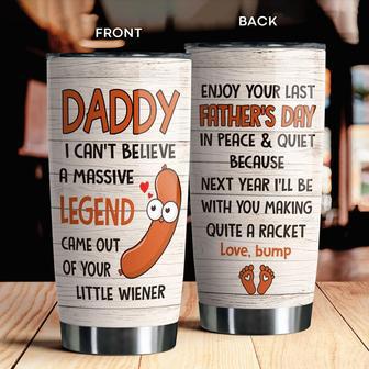 Last Father's Day In Peace & Quiet Tumbler - Thegiftio UK