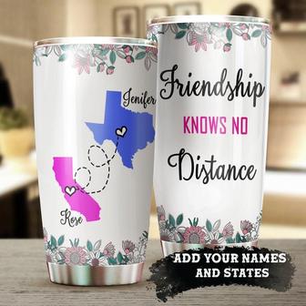 Long Distance Friendship Personalized State To State Friend Tumblerbirthday Gift Christmas Gift For Best Friendgift For Bff Moving Away - Thegiftio UK