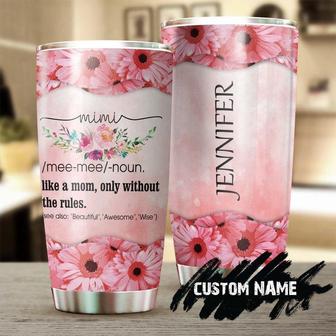 Mimi Definition Like Normal Mom Without Rules Personalized Tumblerbirthday Gift Christmas Gift Mother'S Day Gift For Mom From Son Daughter - Thegiftio UK
