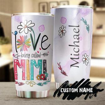 Mom Mimi Love Being Called Mimi Personalized Tumblerbirthday Gift Christmas Gift Mother'S Day Gift For Mom From Son Daughter - Thegiftio UK