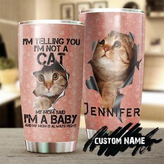 Mom Said I'M A Baby Cat Personalized Tumblercat Tumblergift For Cat Lovercat Day Giftmother'S Day Giftgift For Cat Mom - Thegiftio UK