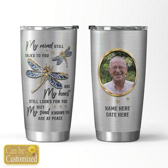 My Soul Knows You Are At Peace Personalized Tumbler - Thegiftio UK