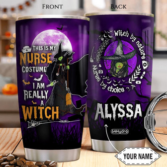 Nur Witch Personalized Stainless Steel Tumbler - Thegiftio UK