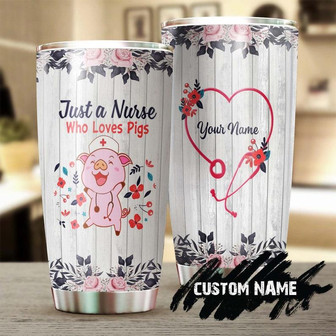 Nurse Love Pigs Personalized Nurse Tumblerfunny Nurse Tumblerappreciation Nurse Giftnurse Thank You Giftgift For Nurse - Thegiftio UK