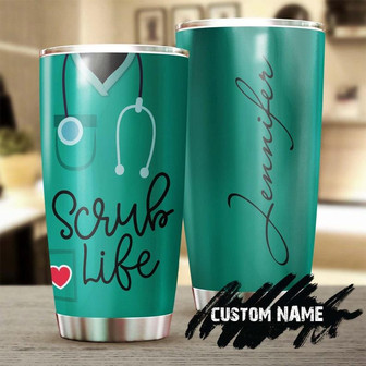 Nurse Uniform Scrub Life Personalized Nurse Tumblerfunny Nurse Tumblerappreciation Nurse Giftnurse Thank You Giftgift For Nurse - Thegiftio UK