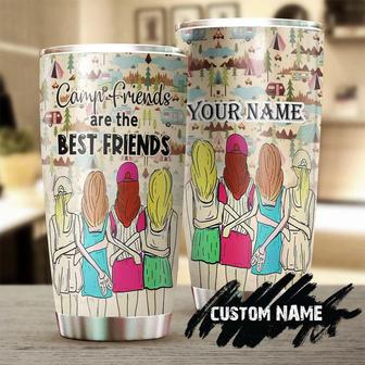 Personalized Camp Friends Are The Best Friends Funny Tumblercamping Tumblerbirthday Gift Christmas Gift For Camping Friend Her - Thegiftio UK