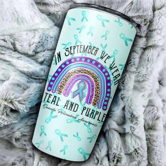 Personalized In September Suicide Tumbler - Thegiftio UK