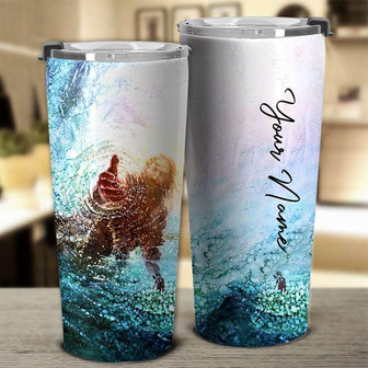 Personalized Jesus Art Tumbler - Thegiftio