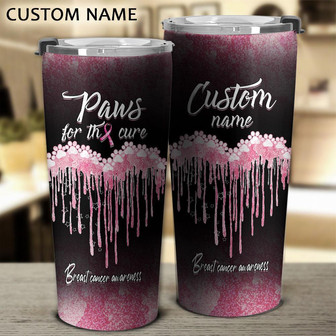 Personalized Paws For The Cure Tumbler - Thegiftio UK