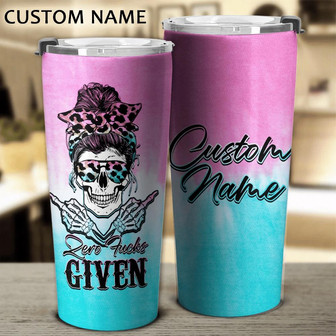 Personalized Skull Colorful Tumbler - Thegiftio UK
