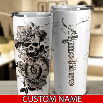 Personalized Skull Tumbler - Thegiftio UK