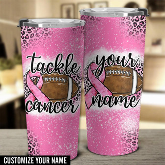 Personalized Tackle Cancer Tumbler - Thegiftio UK