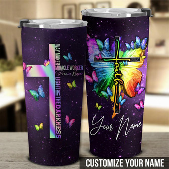Personalized Way Maker Butterfly Tumbler - Thegiftio UK