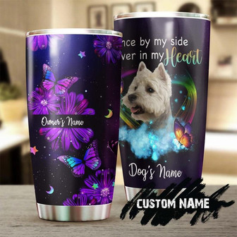 Personalized West Highland White Terrier Once By My Side Stainless Steel Tumbler - Thegiftio