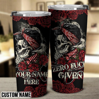 Personalized Zfg Rose Skl Tumbler - Thegiftio UK