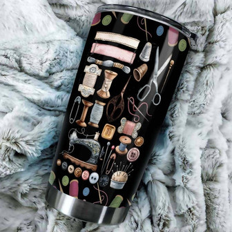 Sewing Machine Best Antidepressant Stainless Steel Tumbler Sewing Tumbler Birthday Gift Gift For Women Sewing Gift Sewer Present - Thegiftio UK