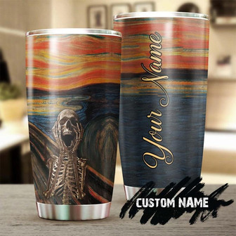 Skull Ahhh Sunset Sky Personalized Fancy Unique Tumblerskull Tumblerskull Birthday Gift Christmas Gift For Her For Him - Thegiftio UK