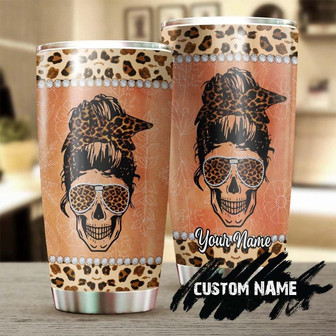Skull Eagle Biker Personalized Fancy Unique Tumblerskull Tumblerskull Birthday Gift Christmas Gift For Her For Him - Thegiftio