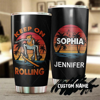 Skull Skateboard Personalized Fancy Unique Tumblerskull Tumblerskull Birthday Gift Christmas Gift For Her For Him - Thegiftio UK