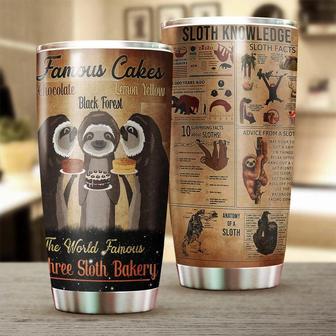 Sloth Bakery Stainless Steel Tumbler Baking Tumbler Baker Gift Gift For Her - Thegiftio UK