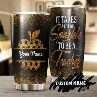 Sparkle To Be A Teacher Personalized Tumbler Teacher Tumbler Appreciation Gift Teacher Thank You Gift Counselor Gift Gift For Teacher - Thegiftio UK