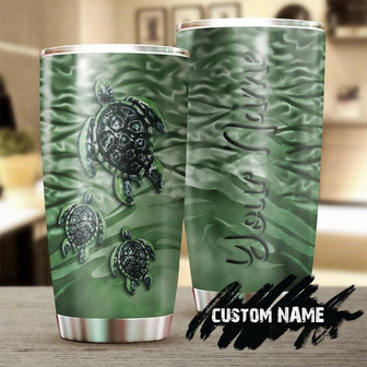 Special Sea Turtle Ceramic Personalized Tumblerturtle Presentunique Tumblerbirthday Christmas Gift For Turtle Lover - Thegiftio UK