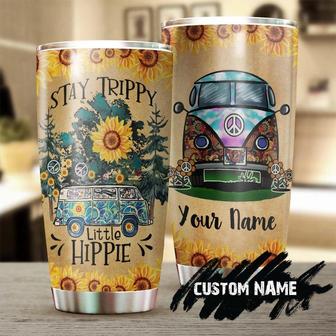 Stay Trippy Little Hippie Hippie Van Personalized Tumblerboho Tumblergypsy Gift Bohemian Gift For Her Gift For Him For Hippie Friend - Thegiftio UK