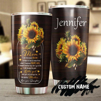 Sunflower To My Mom Love You Tumbler Sunflower Tumbler Gift For Sunflower Lover Sunflower Presentgift For Her Gift For Mom - Thegiftio UK