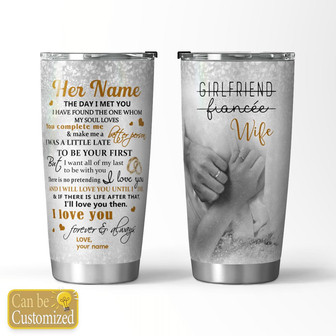 The Day I Met You Personalized Tumbler - Thegiftio UK
