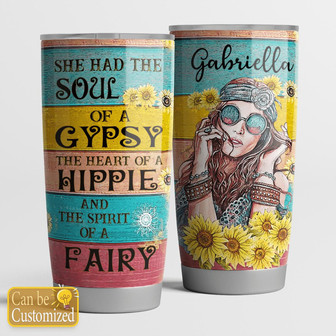 The Soul Of A Gypsy Personalized Tumbler - Thegiftio UK