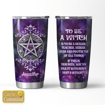 To Be A Witch Personalized Tumbler - Thegiftio UK