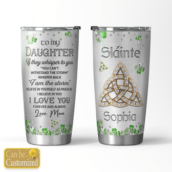 To My Daughter - Customized Tumbler - Thegiftio UK