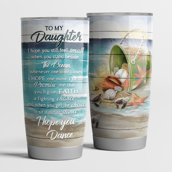 To My Daughter Tumbler - Thegiftio UK