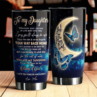 To My Daughter Tumbler - Thegiftio UK