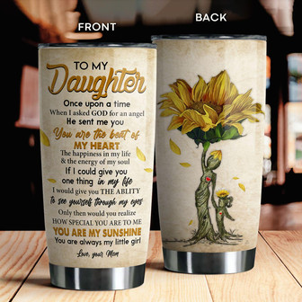 To My Daughter Tumbler - Thegiftio UK