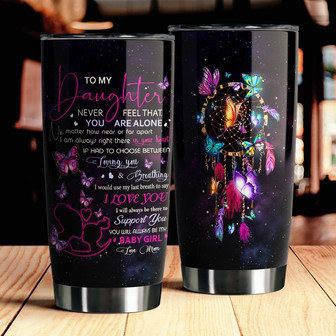 To My Daughter Tumbler - Thegiftio UK