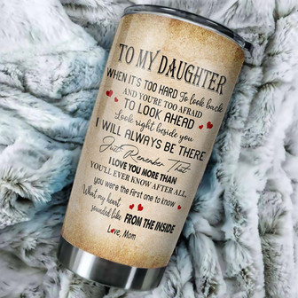To My Daughter Tumbler - Thegiftio UK