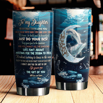To My Daughter Tumbler - Thegiftio UK