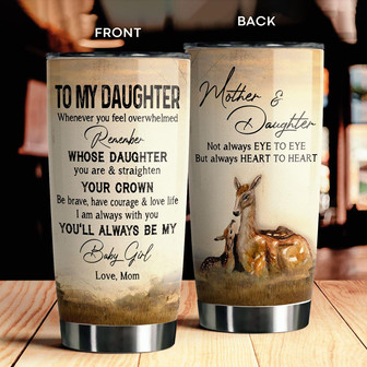To My Daughter Tumbler - Thegiftio UK