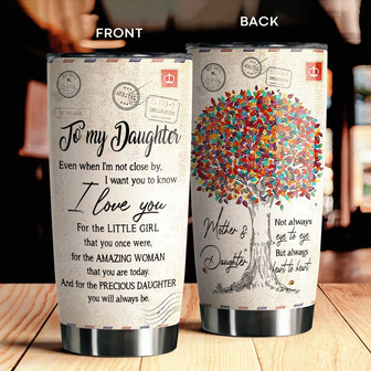 To My Daughter Tumbler - Thegiftio UK