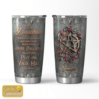 To My Daughter Personalized Tumbler - Thegiftio UK