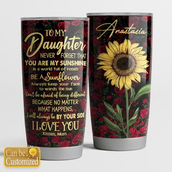 To My Daughter Personalized Tumbler - Thegiftio UK