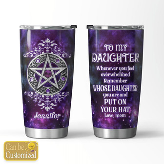 To My Daughter Personalized Tumbler - Thegiftio UK