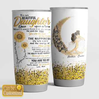 To My Daughter Personalized Tumbler - Thegiftio UK