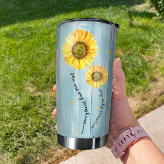 To My Daughter Sunflower Tumbler - Thegiftio UK