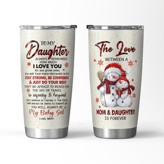 To My Daughter Tumbler - Thegiftio UK