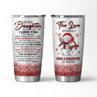 To My Daughter Tumbler - Thegiftio UK