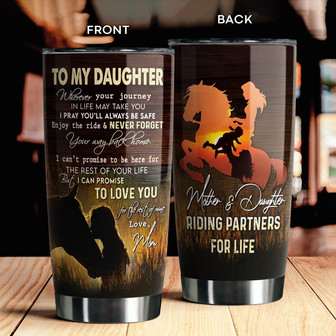 To My Daughter Tumbler - Thegiftio UK